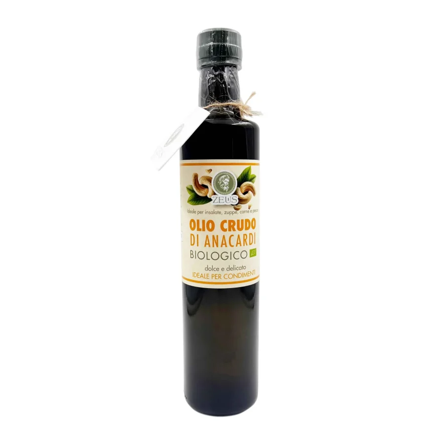 Olio Crudo di Anacardi Biologico per Condire