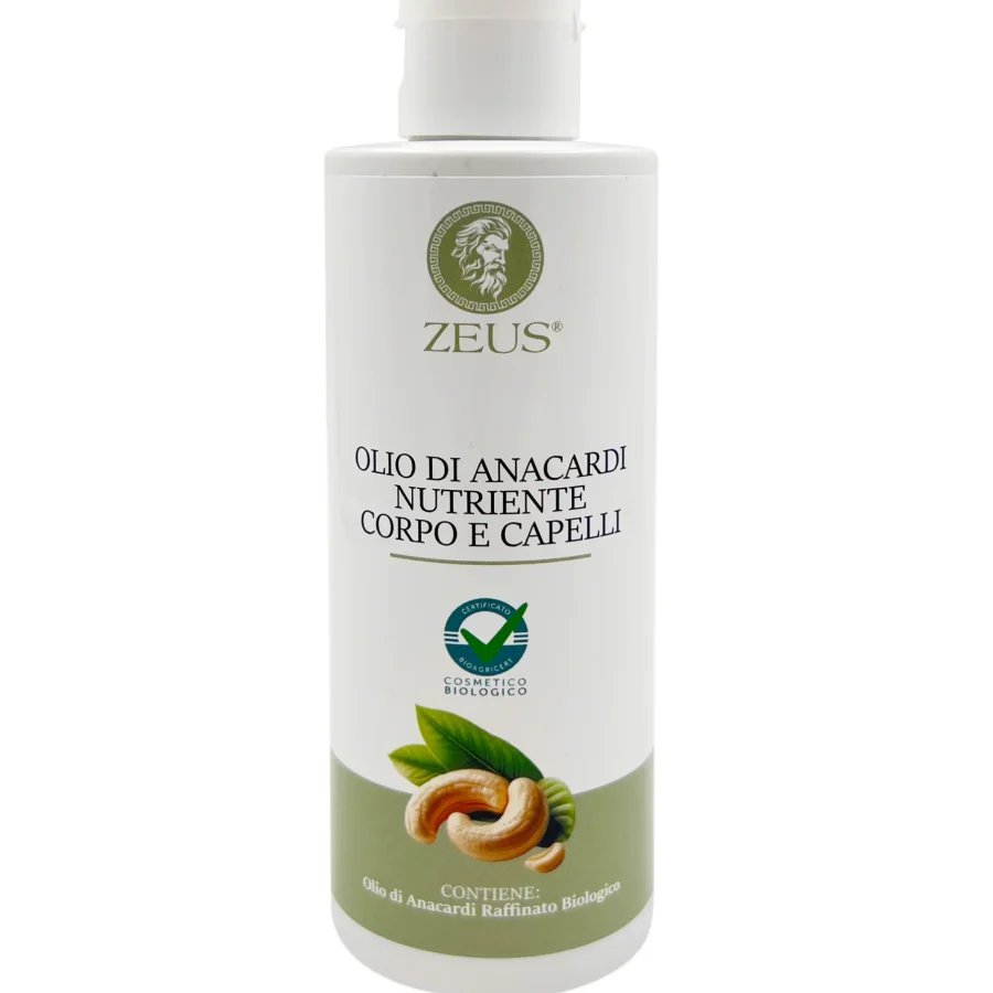 Olio di anacardi Nutriente Corpo e Capelli Bio