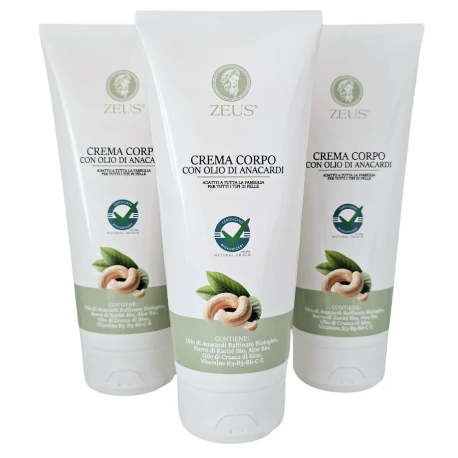 Crema Corpo con Olio di Anacardi (3x200ml)